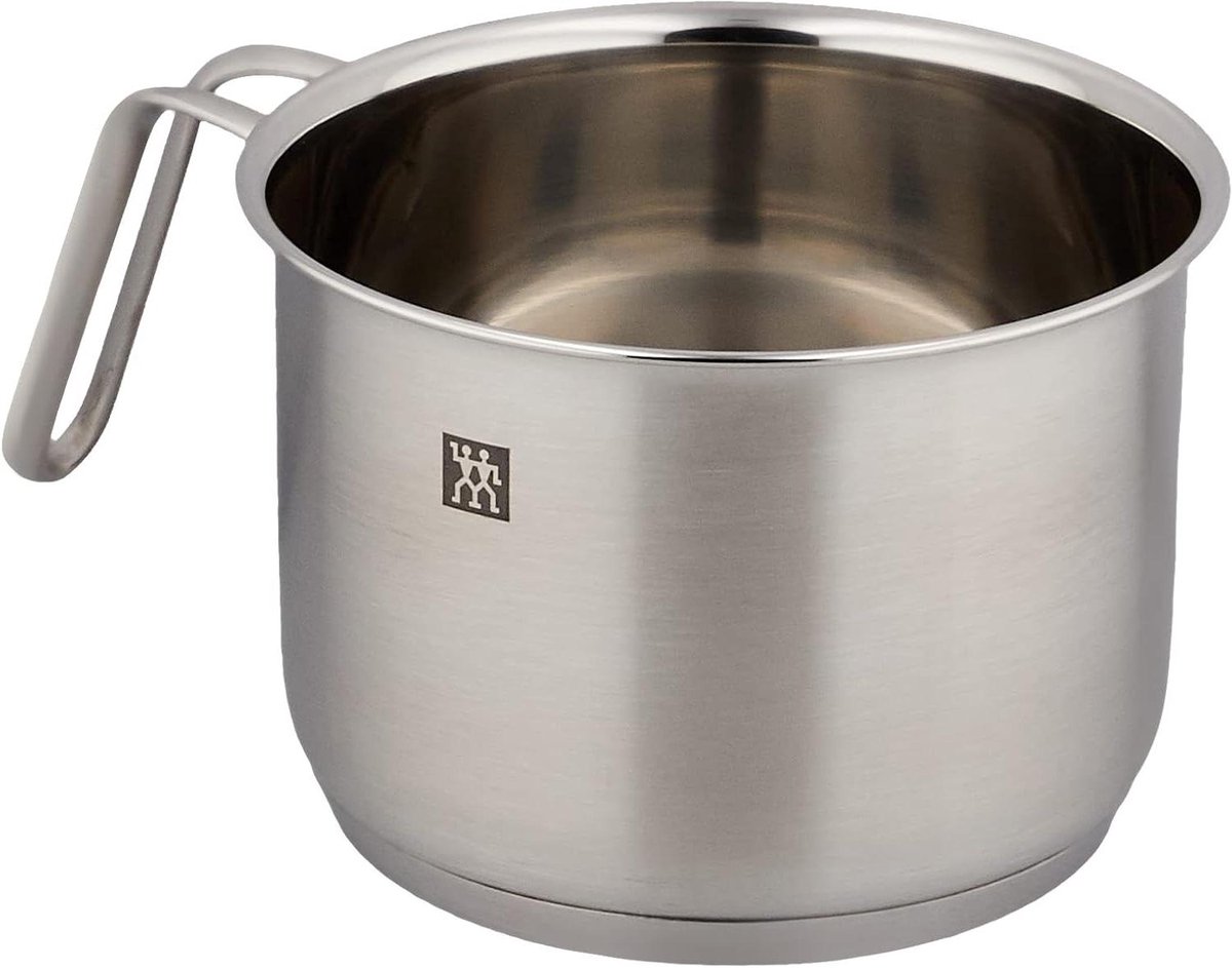 Melkpan - Kookpan Klein - Warme Drankjes Maken - Roestvrij Staal - 1.5 Liter - Zilver