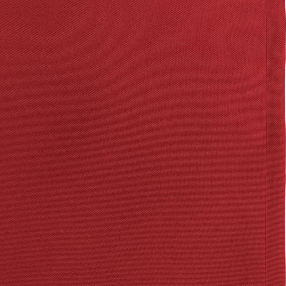 Tafelkleed - Effen linnen - Eettafel decoratie - Vuilafstotend behandeld - 150 x 240 cm - Rood