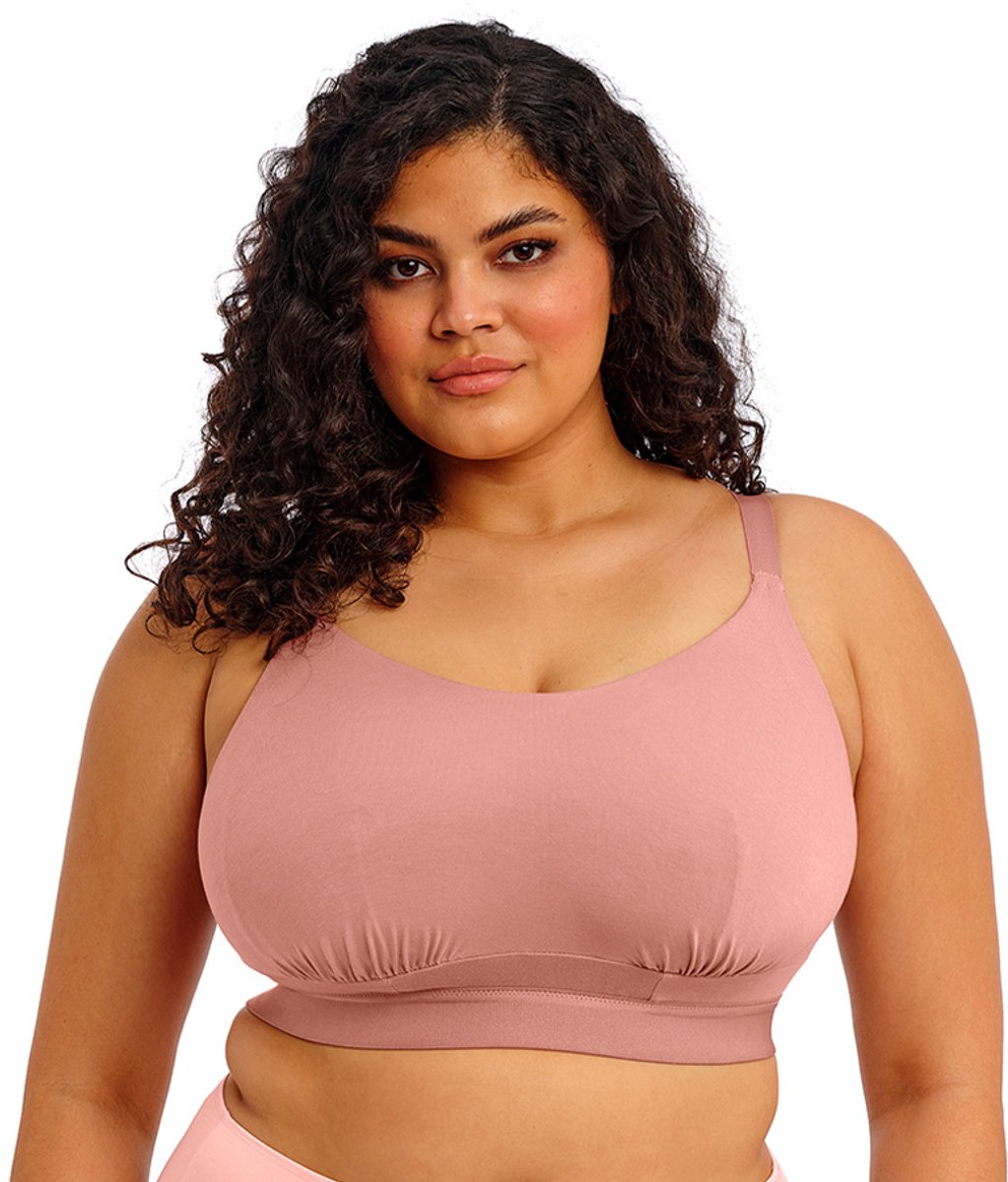 Elomi Downtime Grote Maten Bralette - Ash Rose - 85G/H Roze