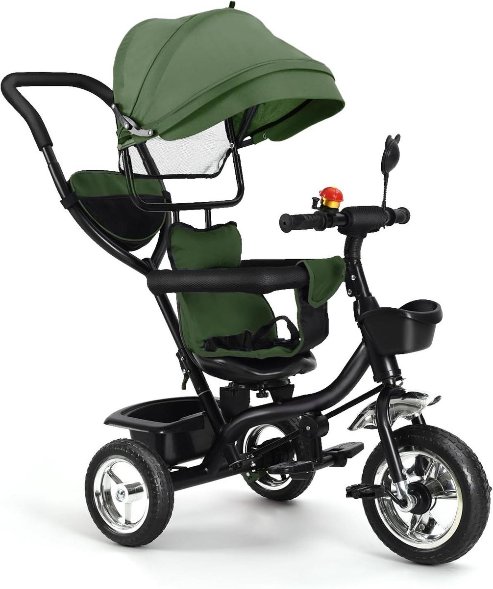 Driewieler voor baby's - 4-in-1 loopfiets - Buiten spelen - Groeit mee met kind