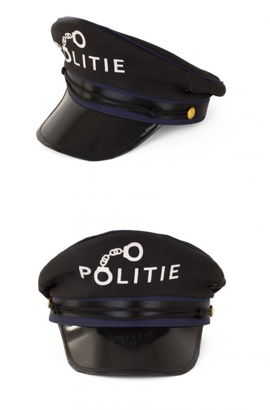 kostuum accessoire politieagent pet voor jongens meisjes