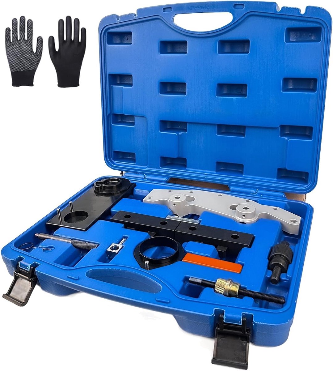Motorafstelgereedschap voor Motorrijders, Handvatkettingen en Gereedschapsset met Opbergdoos, Geschikt voor Diverse Modellen zoals BW M40, M42, M43, M44, M50, M52, M54, M56, E60, E39, E46