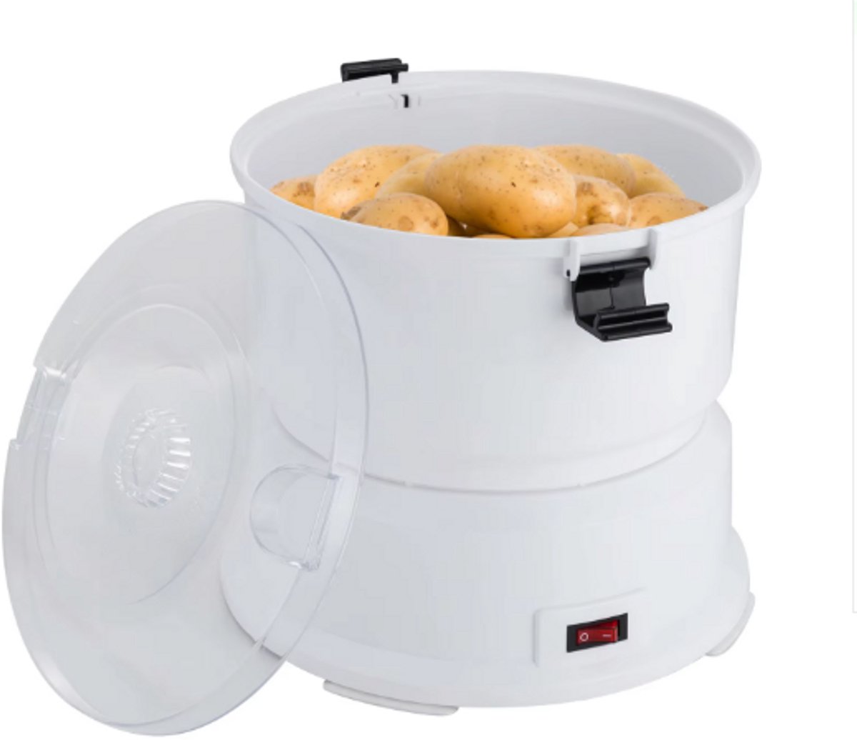 Lifero Elektrische Schiller - Aardappelschiller - Schilmachine - Aardappelschrapmachine - Groente Schiller - RVS Messen - 85W