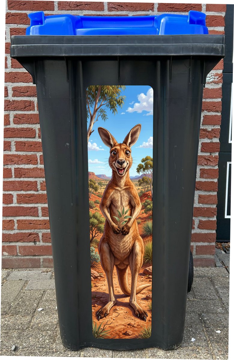 Klikosticker kangaroe 20x80 cm. (zie ook de andere designs)