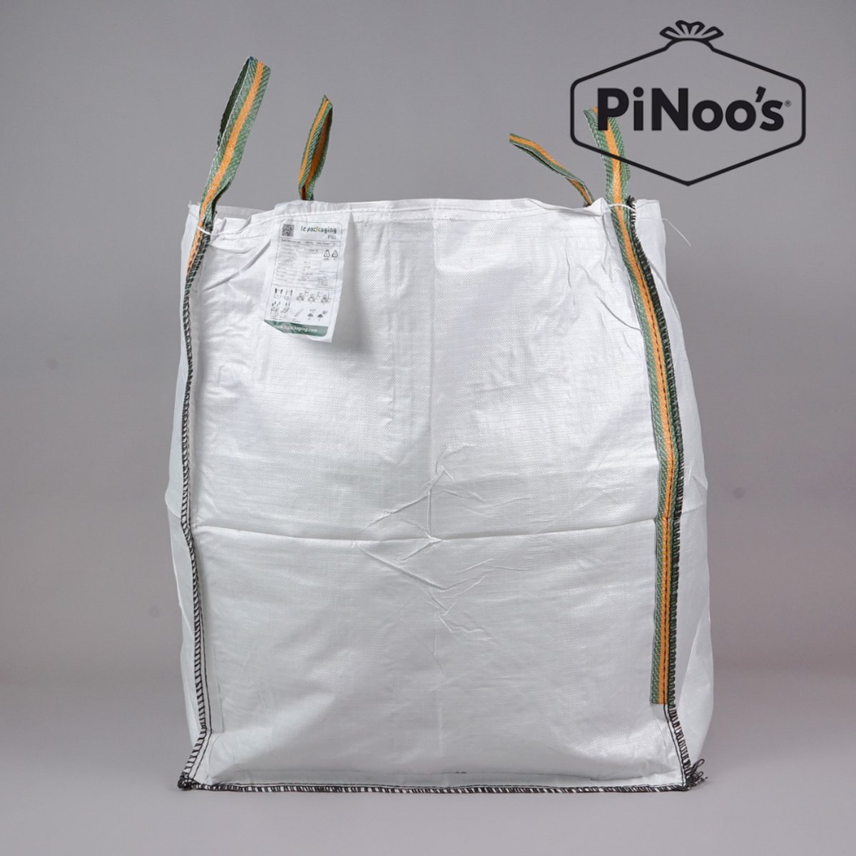 BigBags 90x90x110 cm | 1 m³ | 1.500kg | Geweven PP | 250 My | 10 Zakken - BigBags Leeg, BigBag Zakken, Puinruimzakken