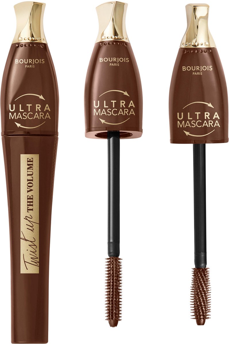 Bol.com Bourjois Twist Up The Volume Mascara - 002 Ultra Brown aanbieding