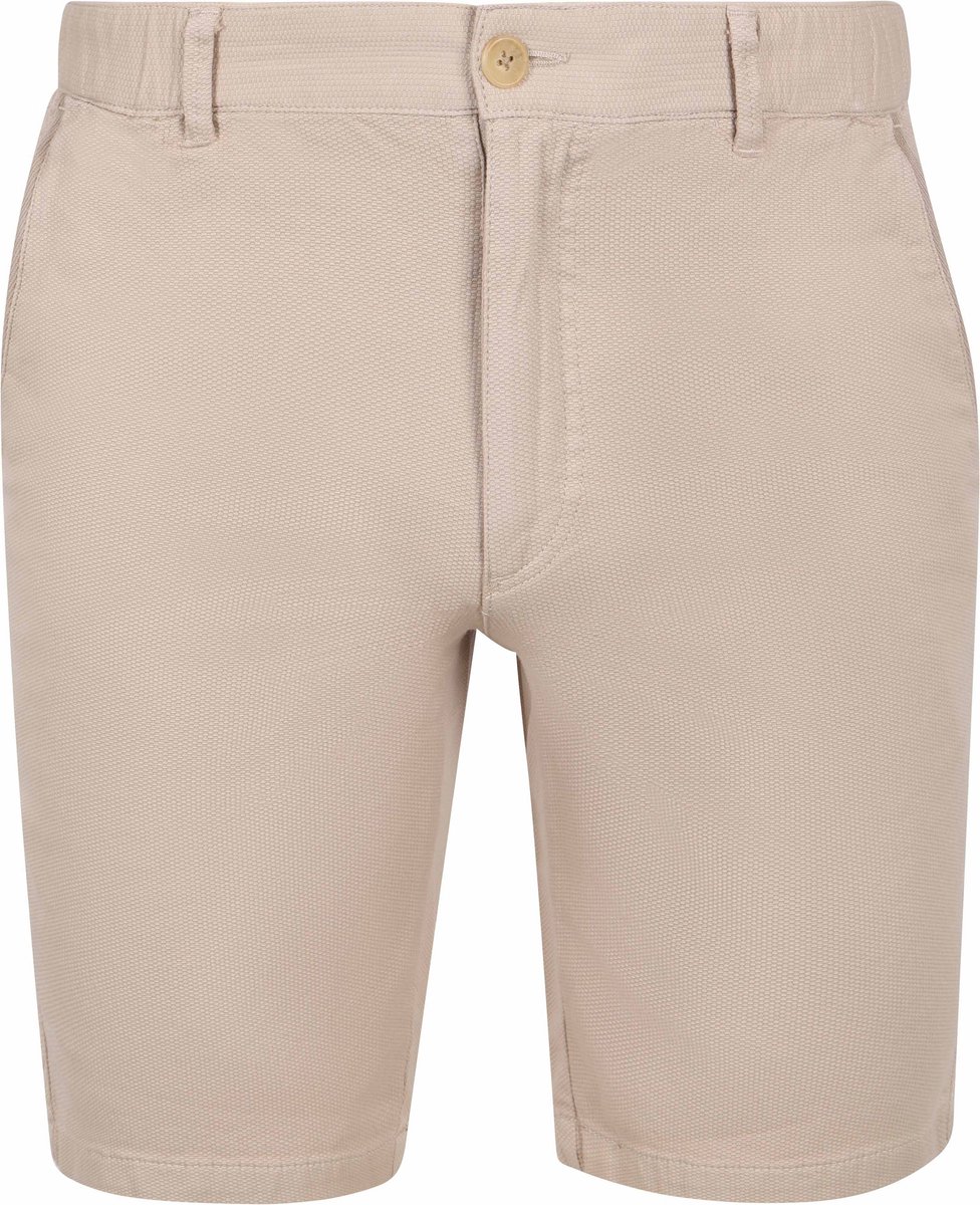 Suitable Ferdinand Structure Short Beige - Maat M - Heren - Korte broek