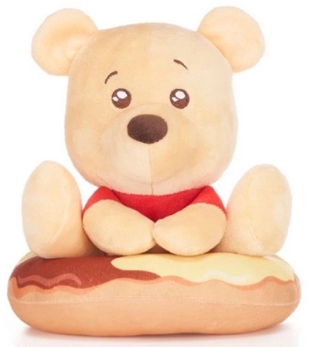 Winnie de Poeh - Disney Doughnut Collection Pluche Knuffel 25 cm - Speelgoed Knuffels voor Kinderen Jongens Meisjes