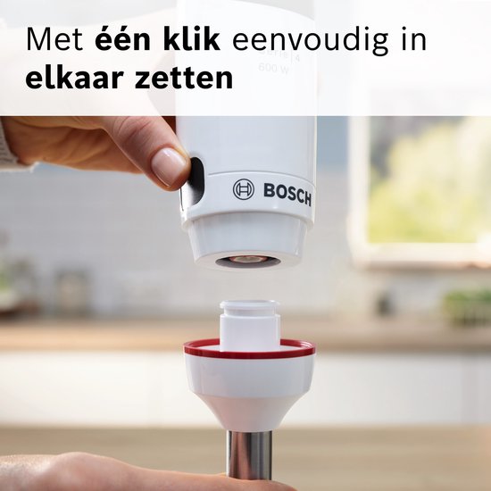 Bosch MSM4W210 ErgoMaster - Staafmixer - 600W - Wit/Donkergrijs van Bosch — afbeelding 3