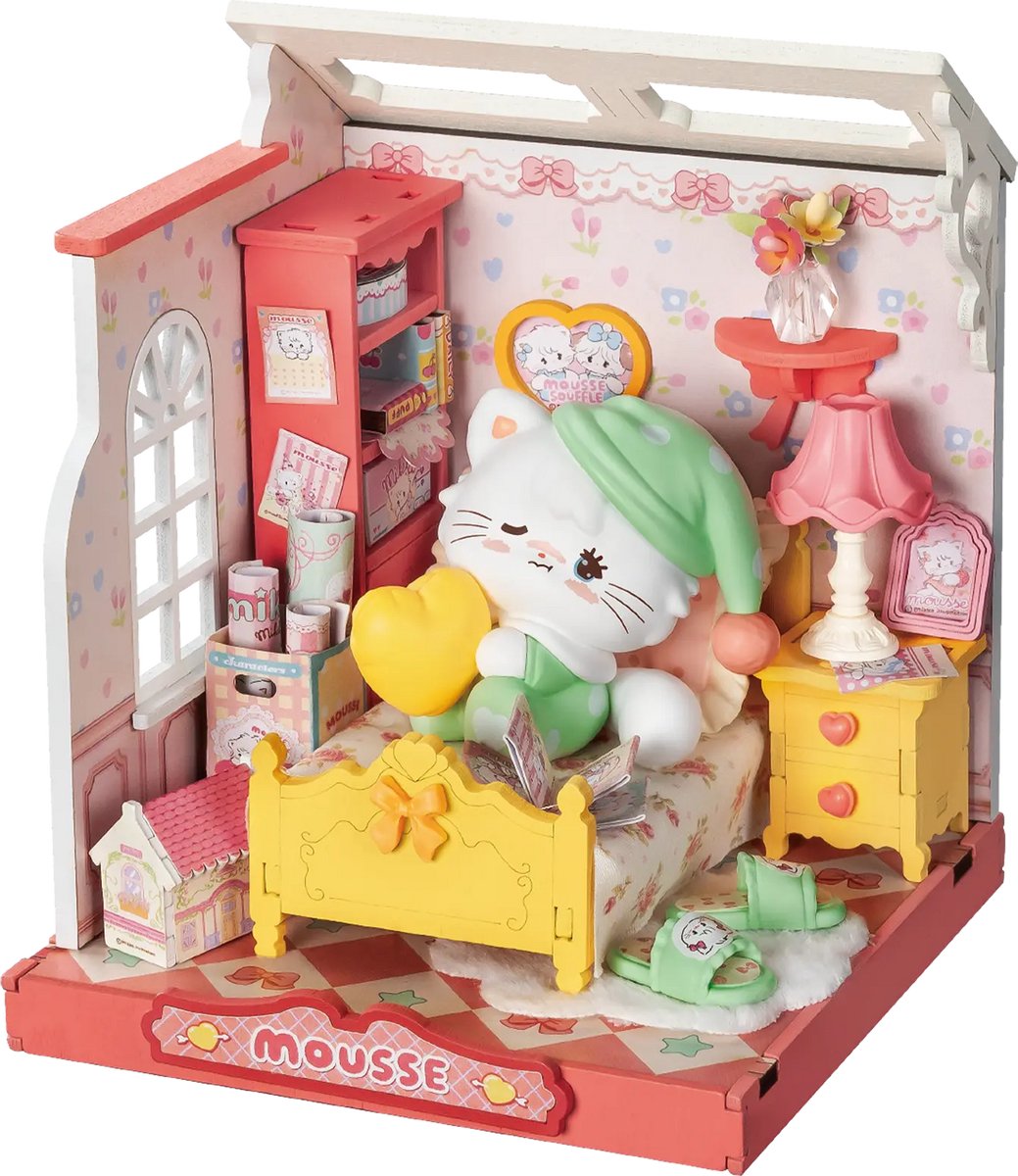 Robotime Mousse's Sweet Night - Rolife DIY Miniature House Series - DA006 - Miniatuur - Bouwpakket - Knutselen