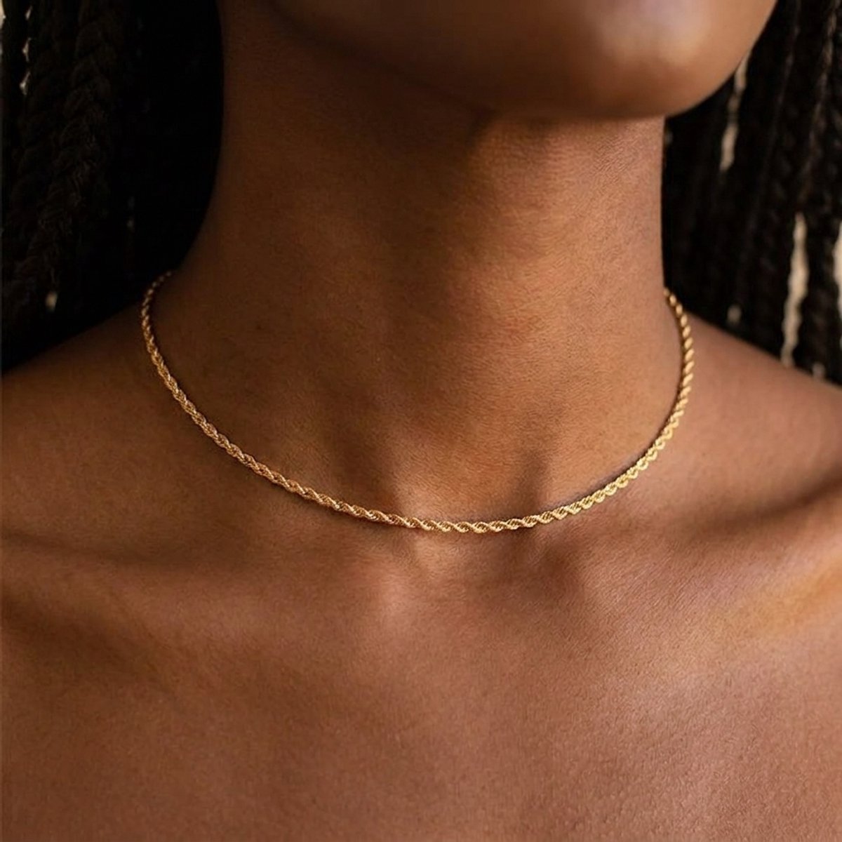 Victorious Dames Ketting - Goud - Model: Seren