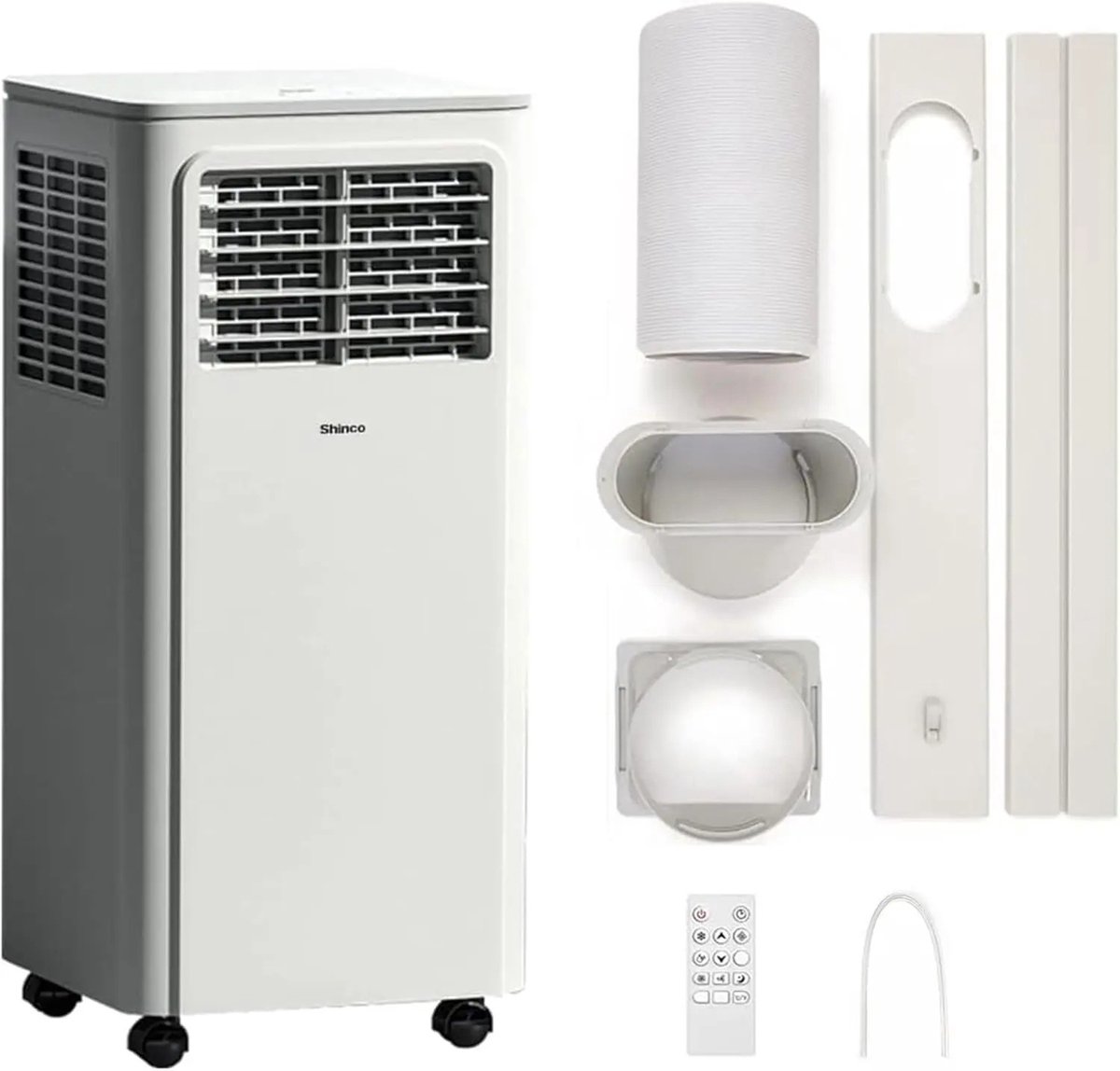 Archi Mobiele airconditioner – Airco - 3-in-1 airco met ontvochtiger en ventilator – Draagbare aircooler voor ruimtes tot 18㎡ - Wit