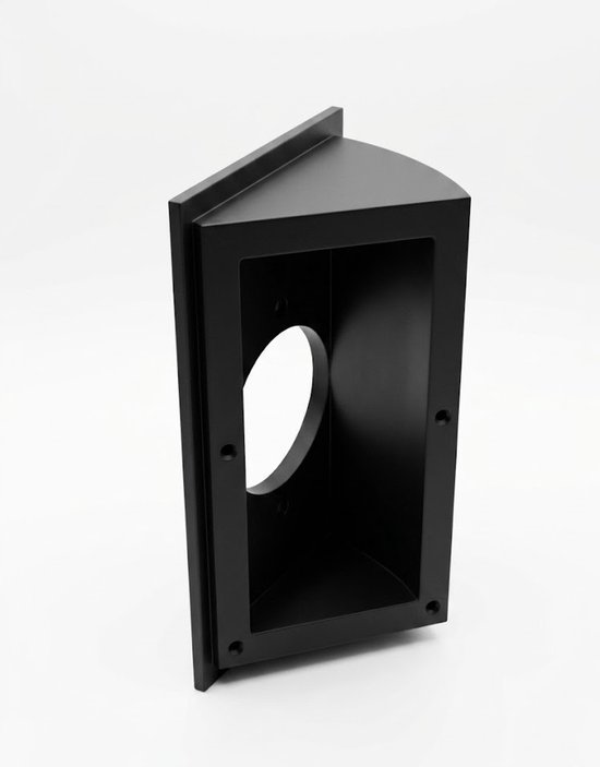 Hoekbeugel 45 Graden geschikt voor Ring Video Deurbel (2e Generatie) - Montagebeugel - 100% Recycled Kunststof - Zwart — afbeelding 4