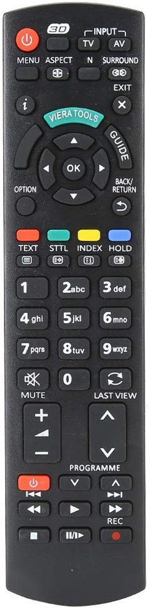 Dailygoods - Dailygoody - TV Afstandsbediening - Vervangend model - Zwart - Geschikt voor meerdere N2QAYB nummers - Ideaal voor thuisgebruik - Gebruiksgemak gegara
