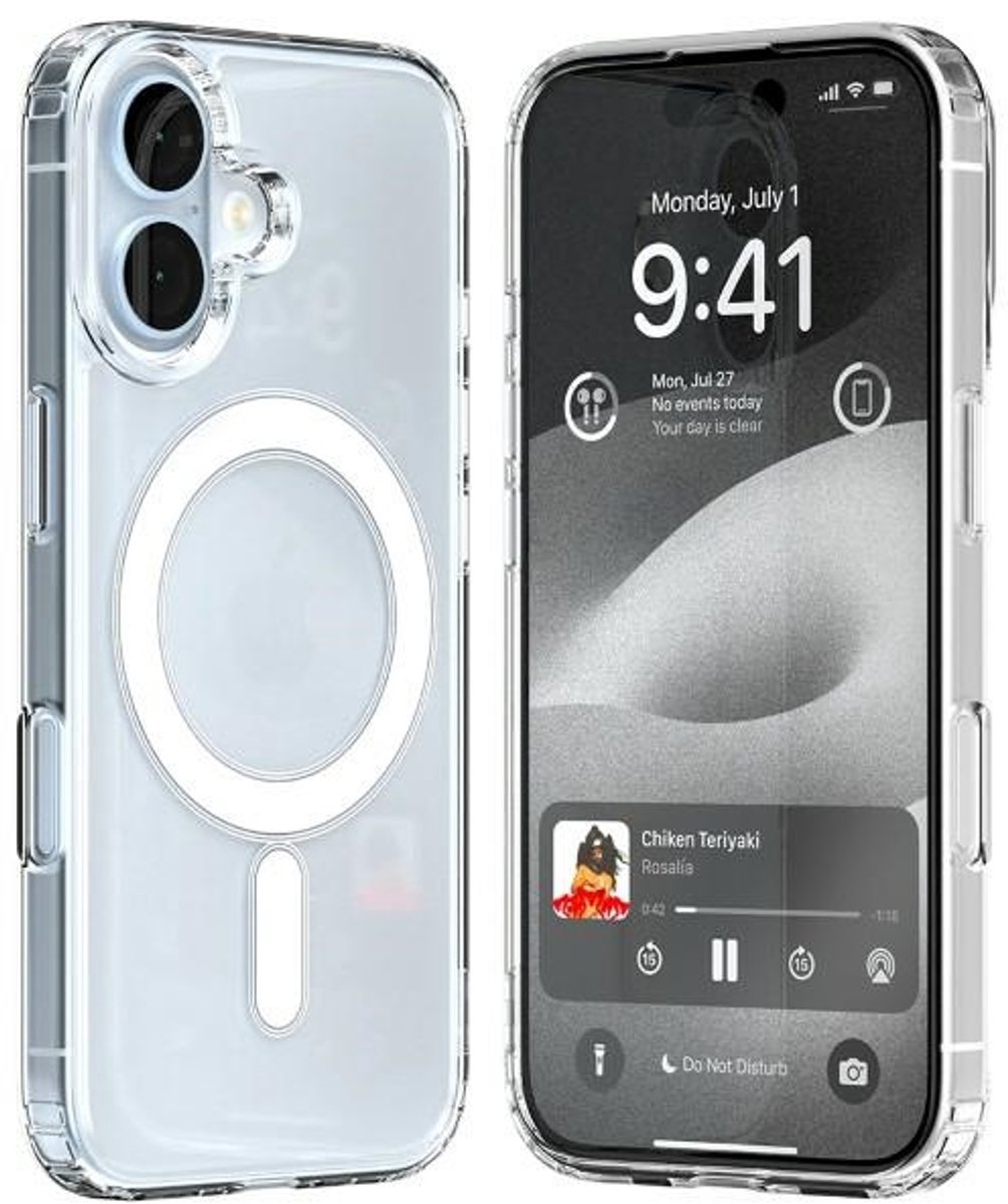 Mercury Hoesje Voor Magsafe Jelhard Voor Iphone 16 6.1, Hoge Bescherming