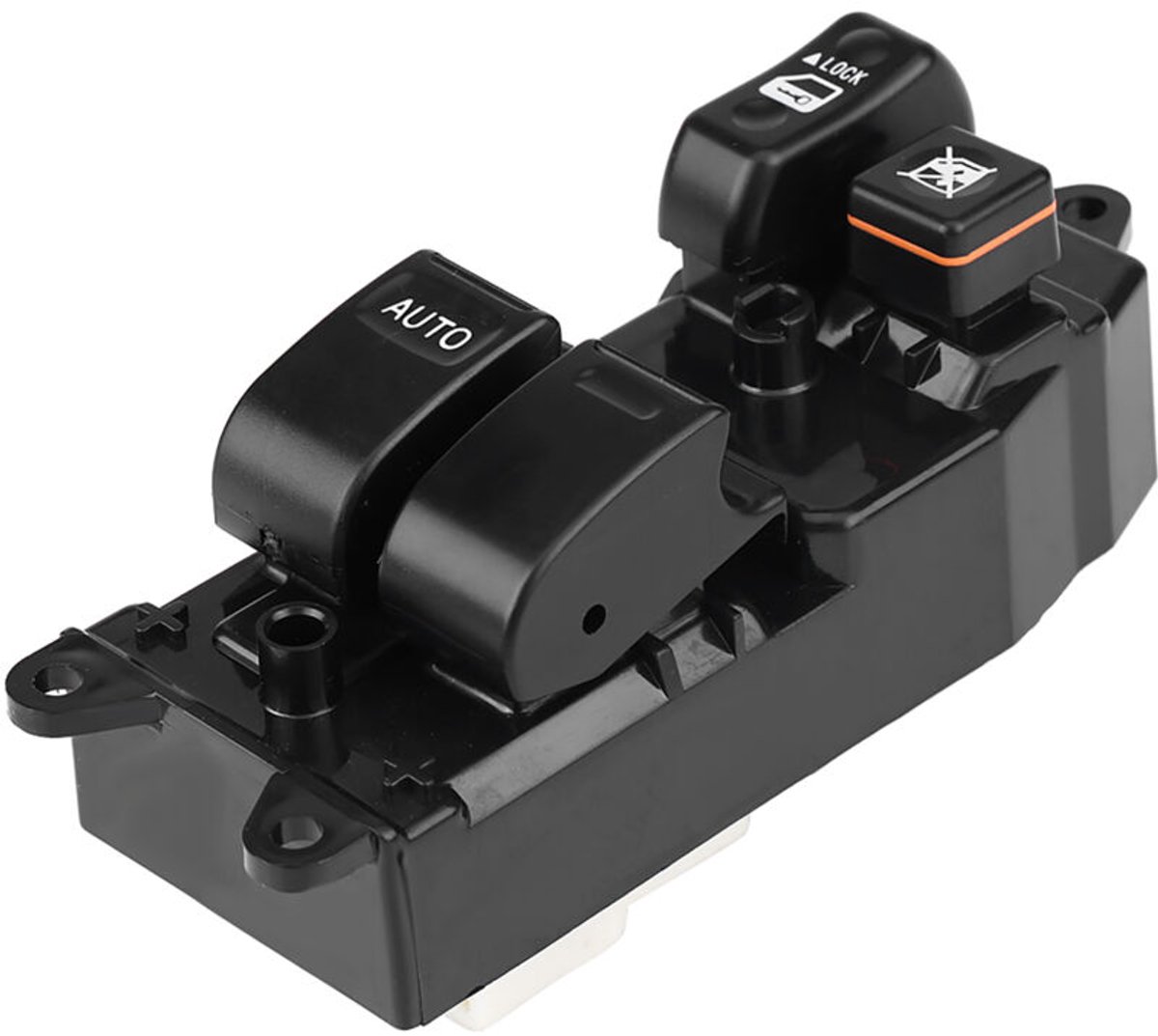 Elektrische raamschakelaar, 84820-10100 kunststof schakelaar, geschikt voor Toyota Hilux, Hiace en Land Cruiser modellen, kan als auto-accessoire worden vervangen.