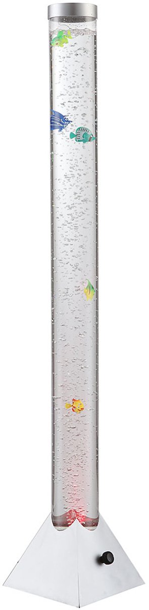 Globo - vloerlamp - Mendoza - zilver - kunststof - lavalamp - LED - 9015