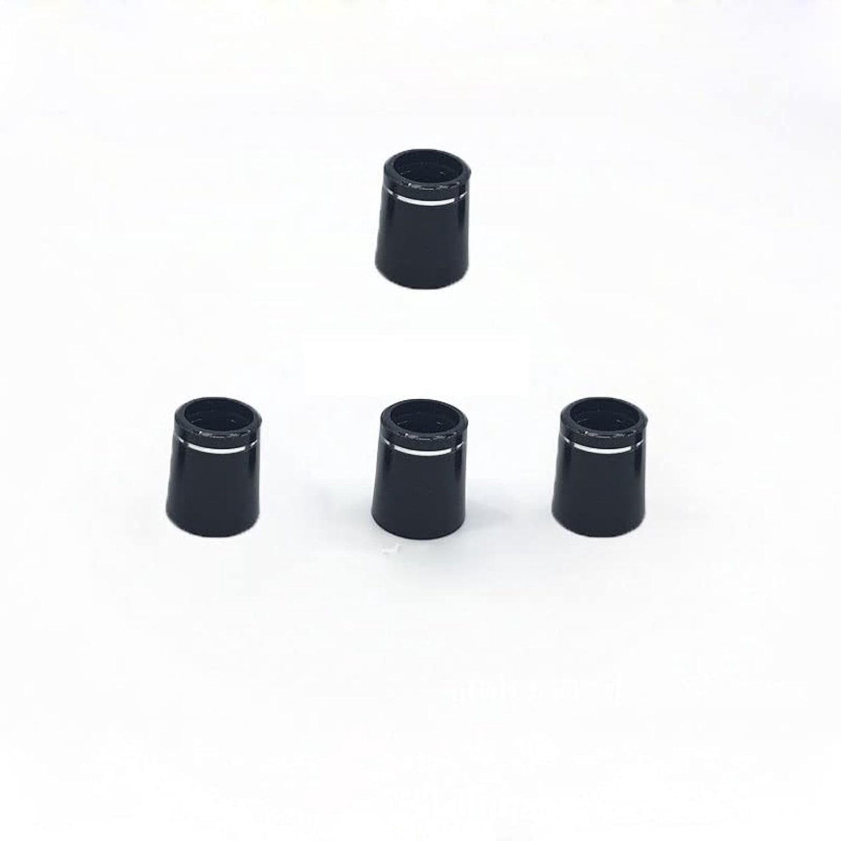 Dailygoods - Golf Putter Set van 4 Stuks met Zilverkleurige Ringen