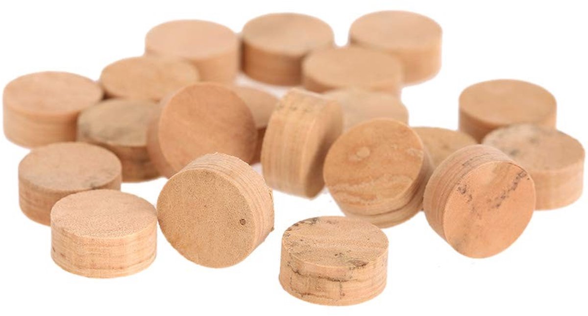 Dailygoods - 20 Stuks Kurk Pads voor Trompet en Trombone 9,5mm