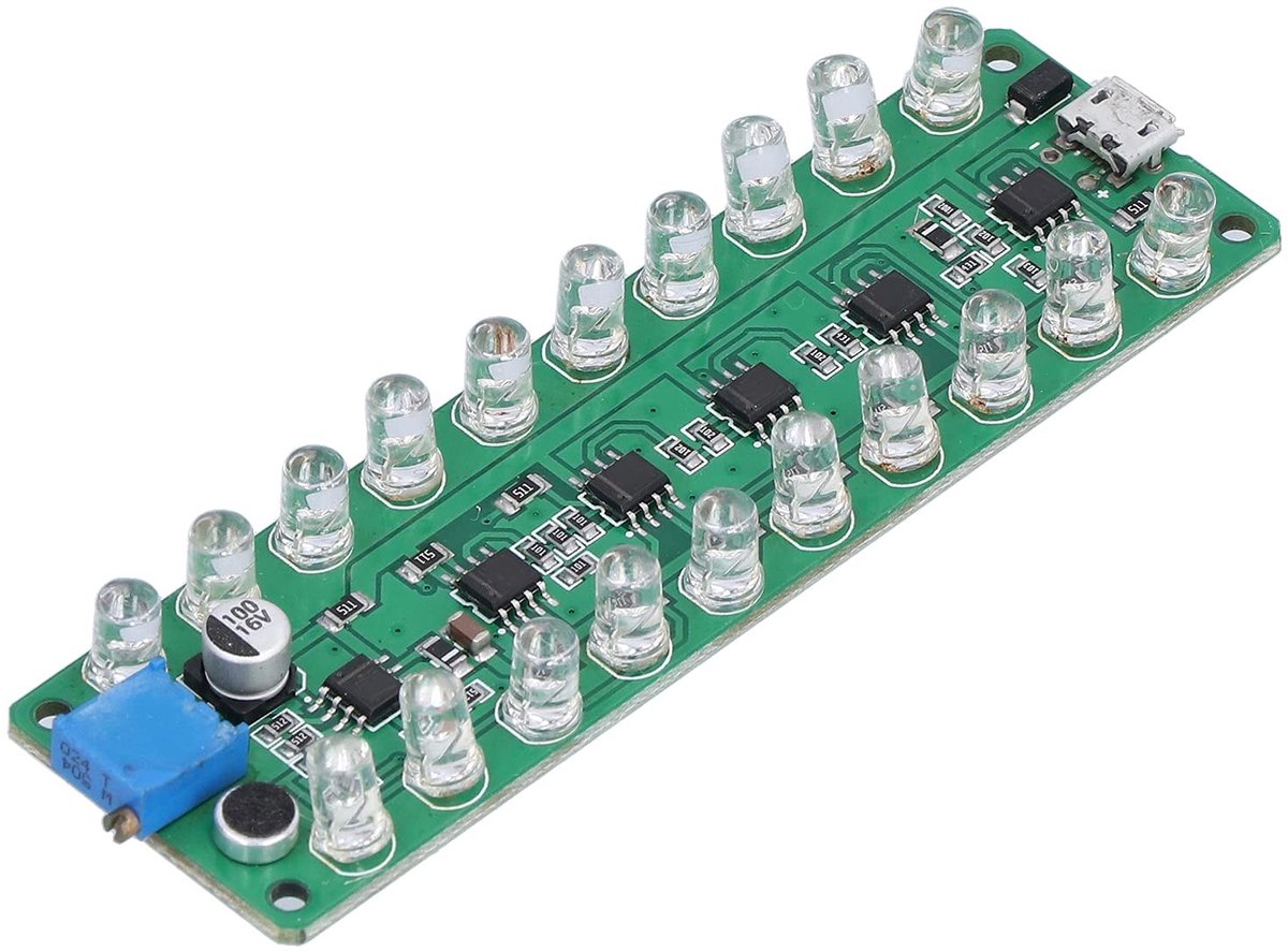 Dailygoods - VU-metermodule met Spraakgestuurde Sensor voor Geluidsniveau Testen