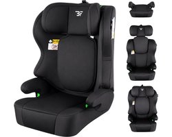 Bebies First Autostoel Pionier V2 i-Size Groep 2/3 (100- 150 cm) - Gordel - Zwart