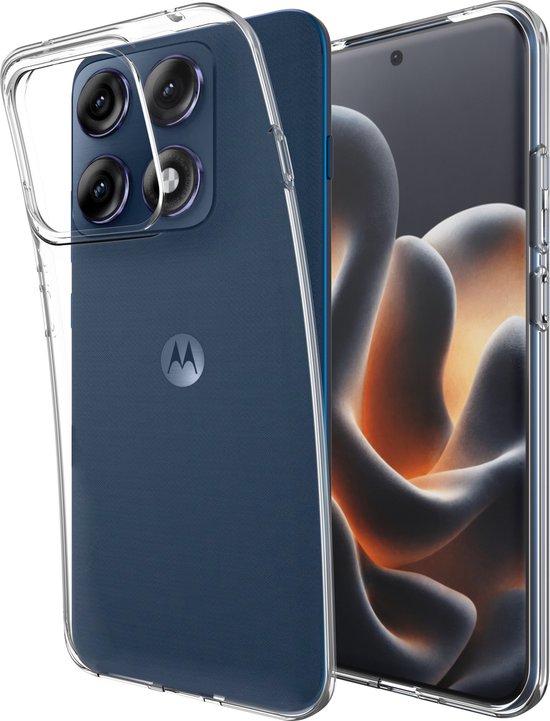 Just in case Soft Design Motorola Edge 70 Pro Back Cover Transparant