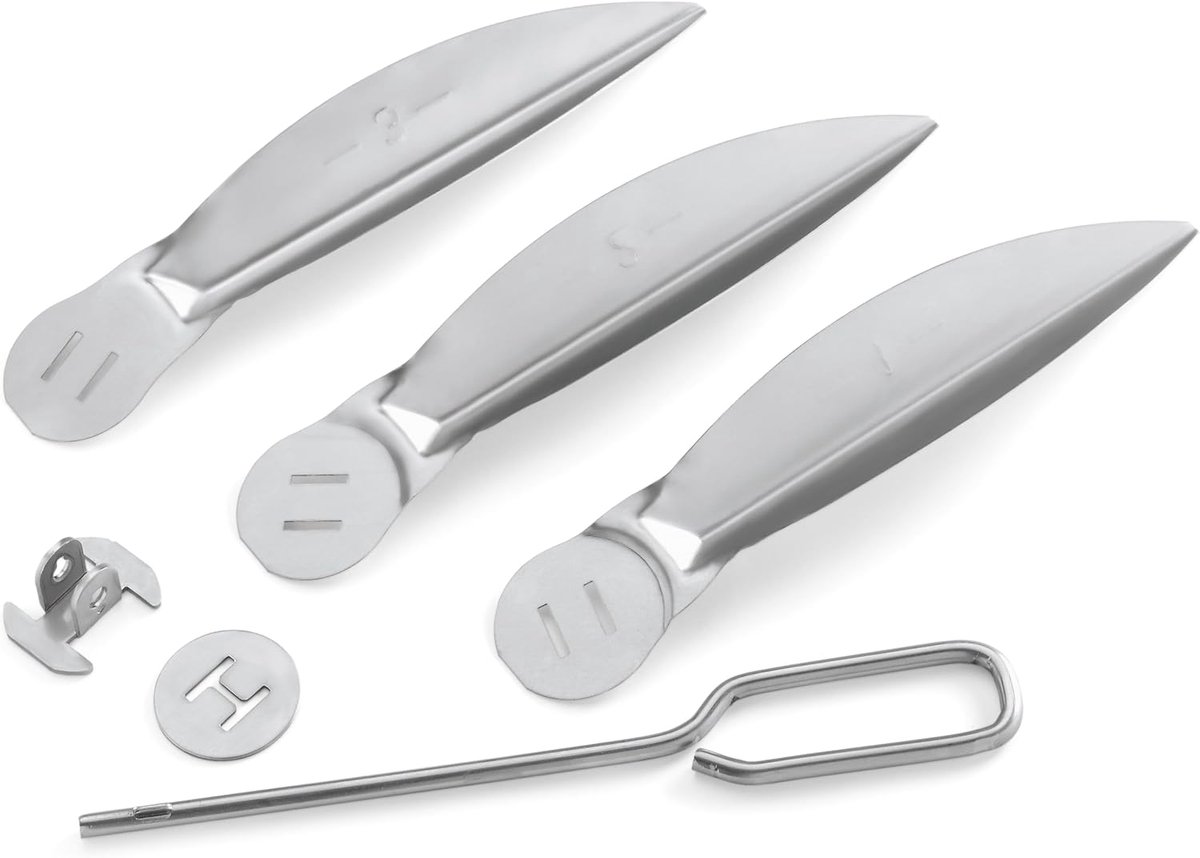 Cuhostki - 1PC-7444 Reinigingssysteem - Roestvrij Staal - 22.5 Inch - Voor Houtskoolgrills