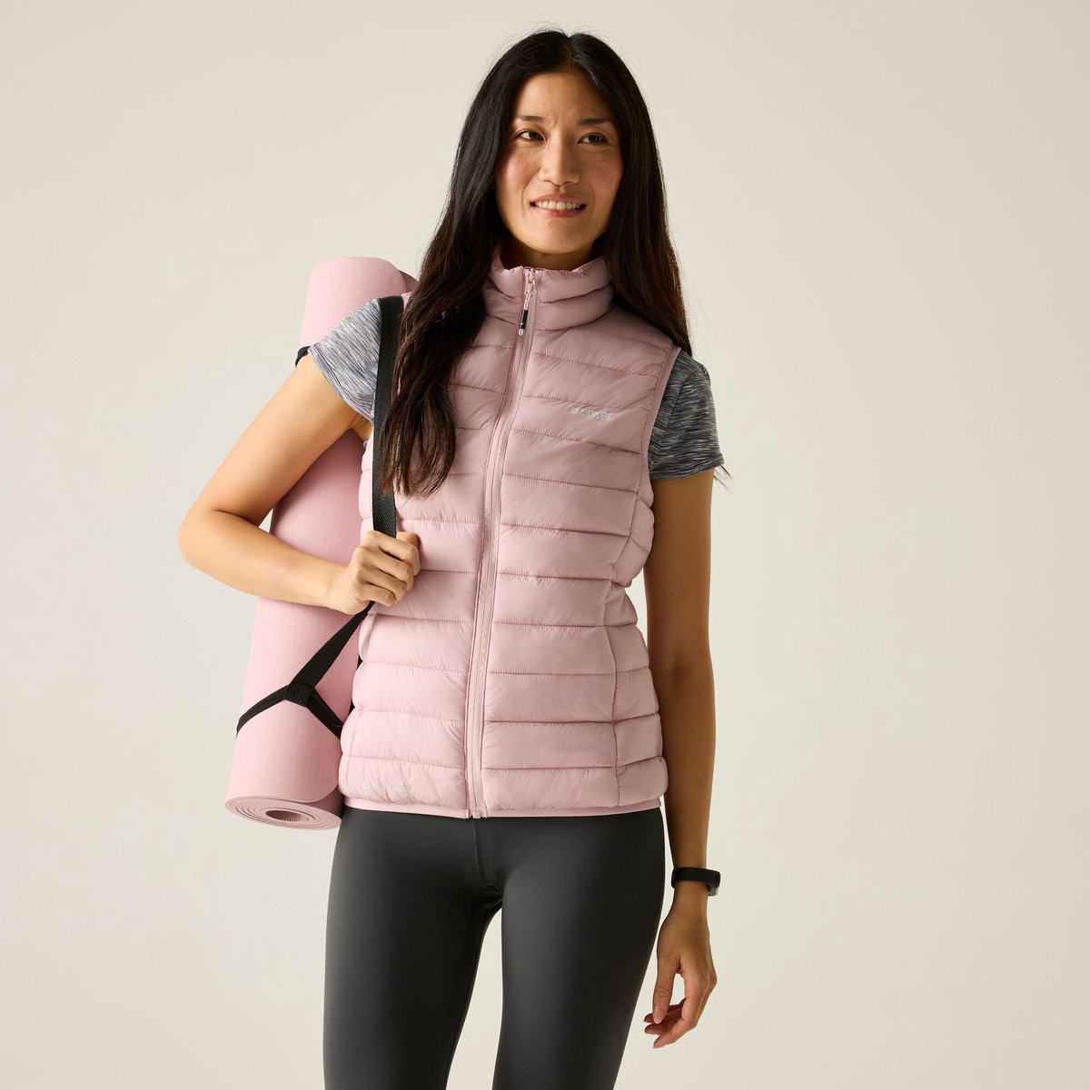 Marizion gewatteerde gilet Purper