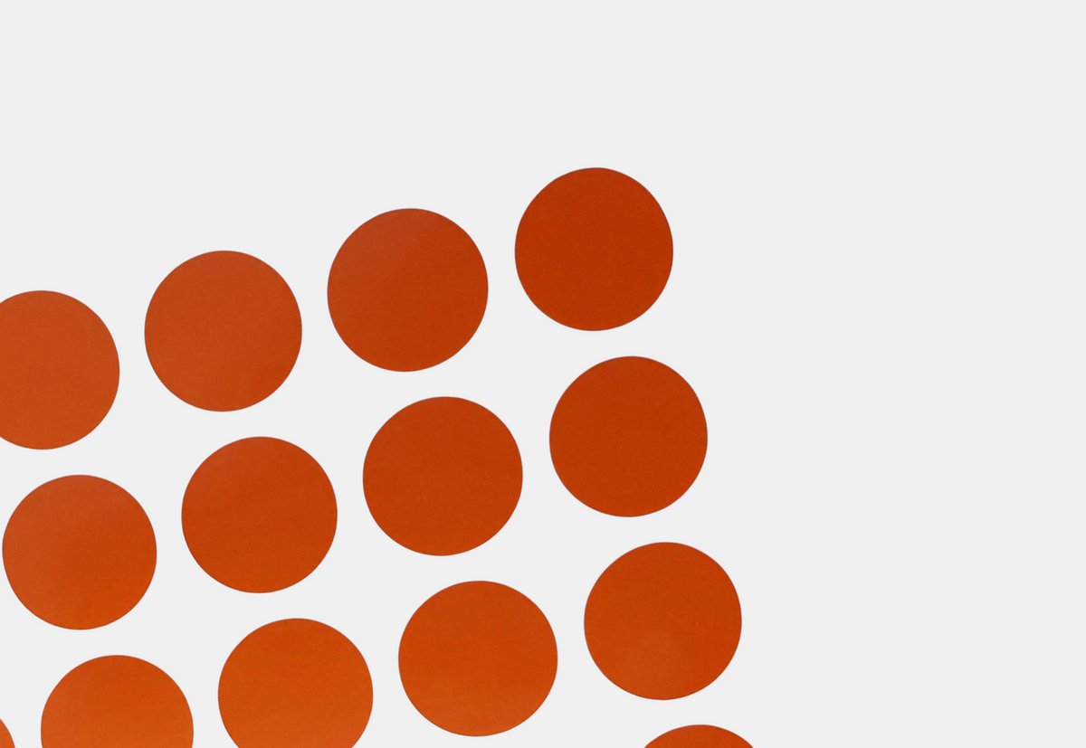 Reflecterende stippen Klasse 1 T-1500 | Avery Dennison Oranje / Vel