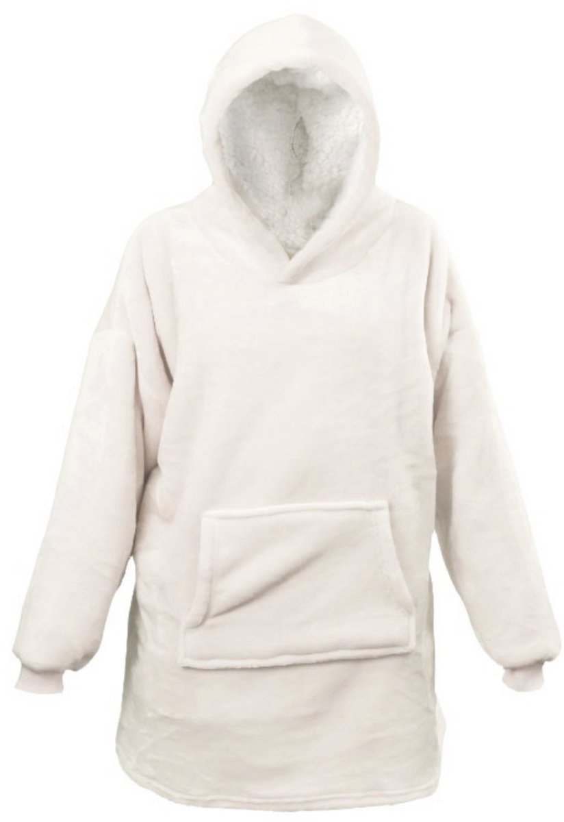 Oversized trui - 70x50x87cm - Dove white - Hoodie