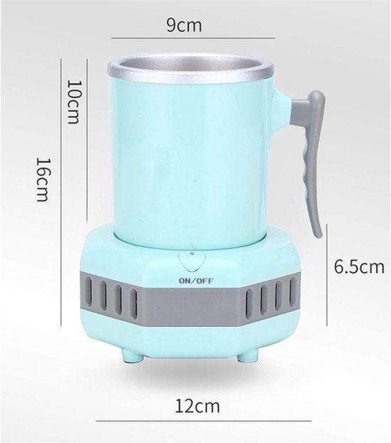 Thuys - Mini IJsblokjesmachine - Draagbare IJsmaker - Dranken Koelen - Snel IJs Maken - Compact Formaat - Groen van Thuys — afbeelding 2