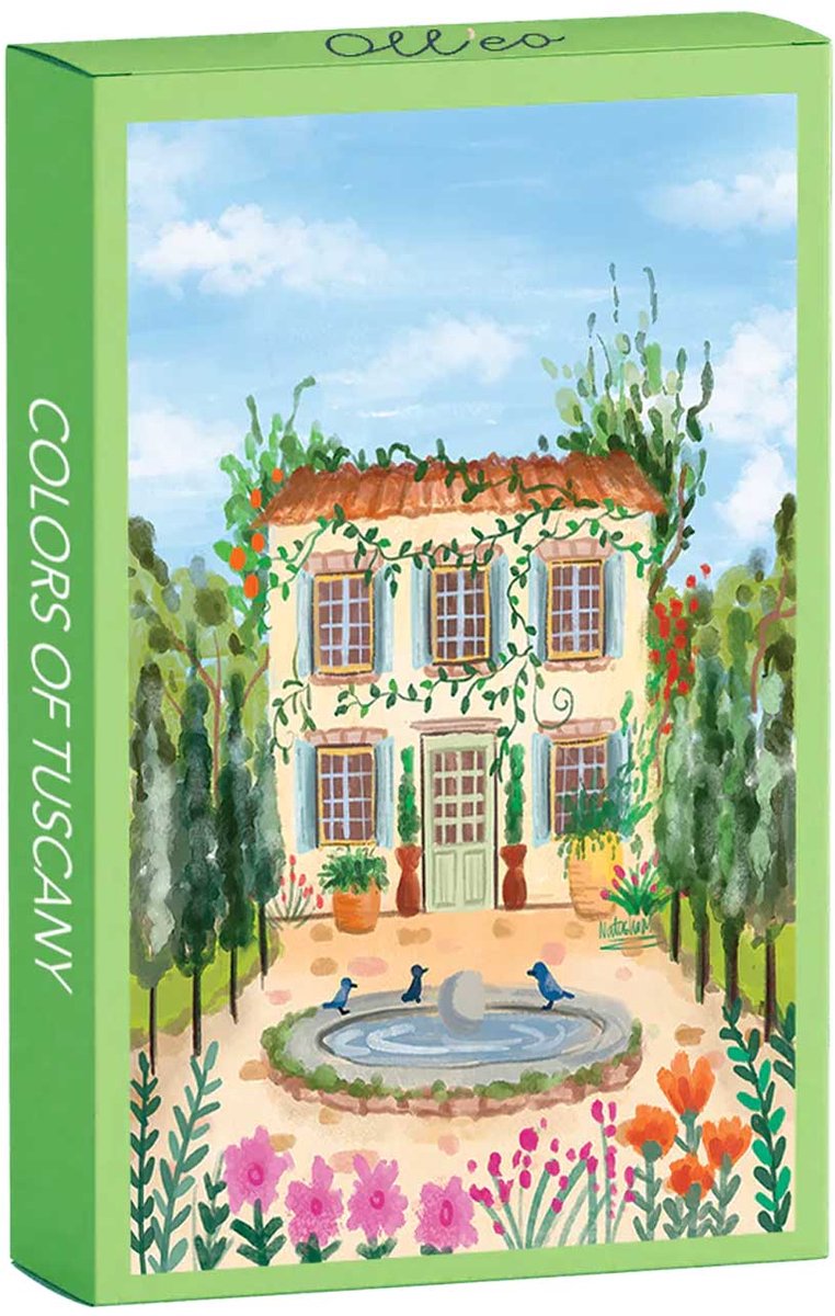 Mini Puzzel 99 stukjes Colors of Tuscany - Oll'eo - Mini Puzzel Volwassenen - Micro Puzzel - Puzzel To Go Vakantie - Puzzel Op Reis - Puzzel Cadeau