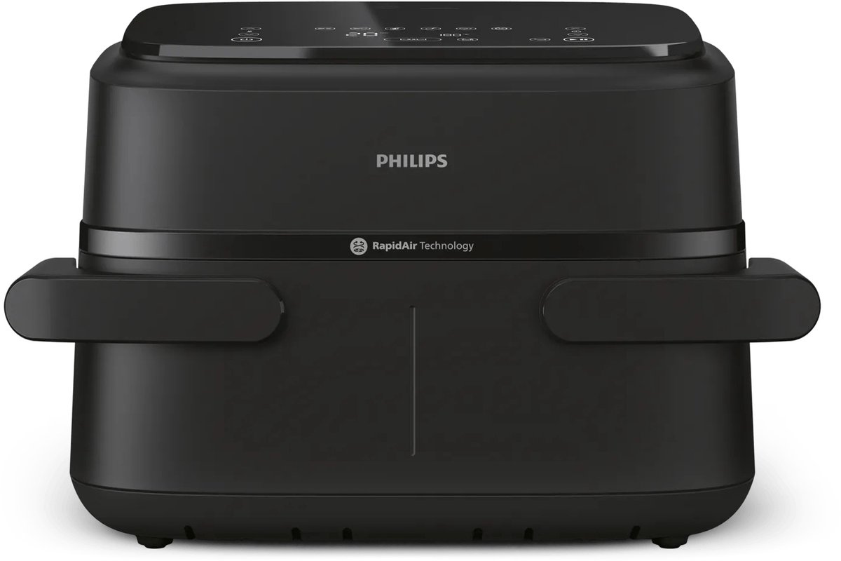 Philips 1000 Series Dual Basket Airfryer - NA150/00 - Dubbele Mand - Flexible Basket - 7.1L - Tot 5 Personen