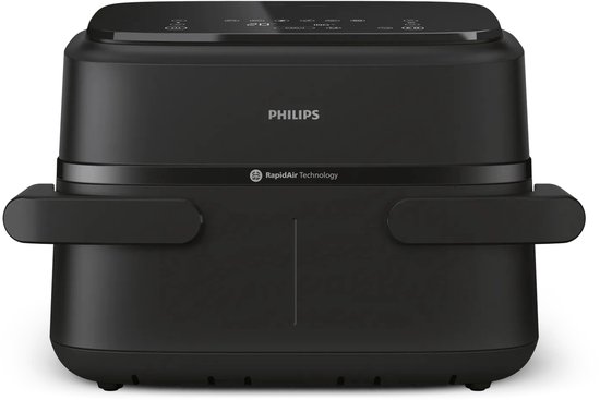 Philips 1000 Series Dual Basket Airfryer - NA150/00 - Dubbele Mand - Flexible Basket - 7.1L - Tot 5 Personen