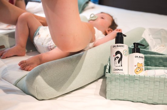 Oh, Baby! Collection (3*250ml + 2*400ml) - Natuurlijk, biologisch & vegan voor baby's en kinderen - Body Wash & Shampoo + Badolie + Badschuim + Lichaamsmelk + Liniment van Merkloos — afbeelding 3