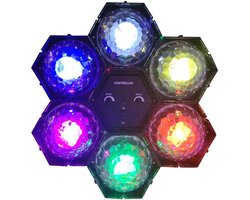 E-Lektron Astra 6+1 LED lichteffect - Muziekgestuurd - Retro discolamp - Modulaire opbouw