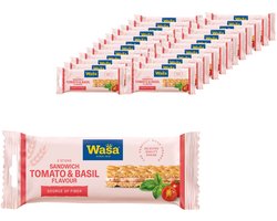 Wasa Sandwich Cheese Tomato & Basil - 24-pack 40g