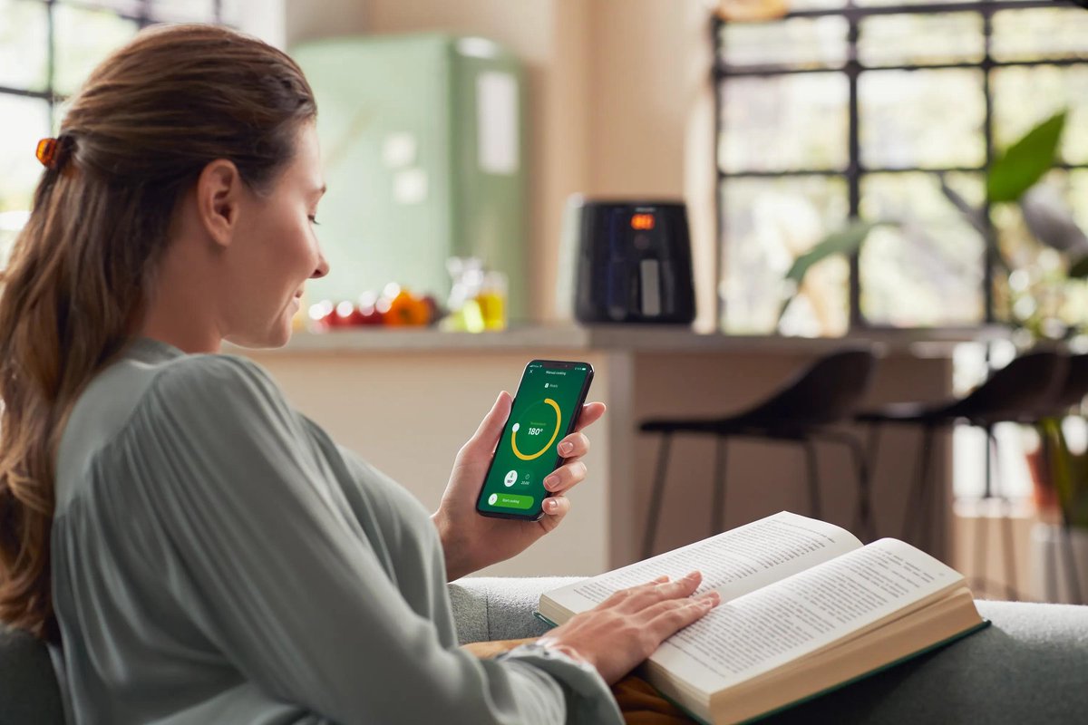 Philips Essential Connected 5000 Series - HD9280/70 - 6,2 liter (XL) - Rapid Air-technologie - 7 ingestelde programma's - Quickclean thumbnail 8