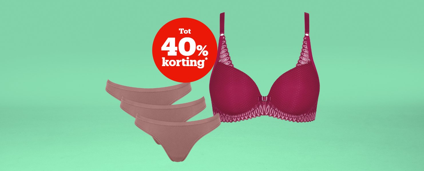 Tot 40% korting*