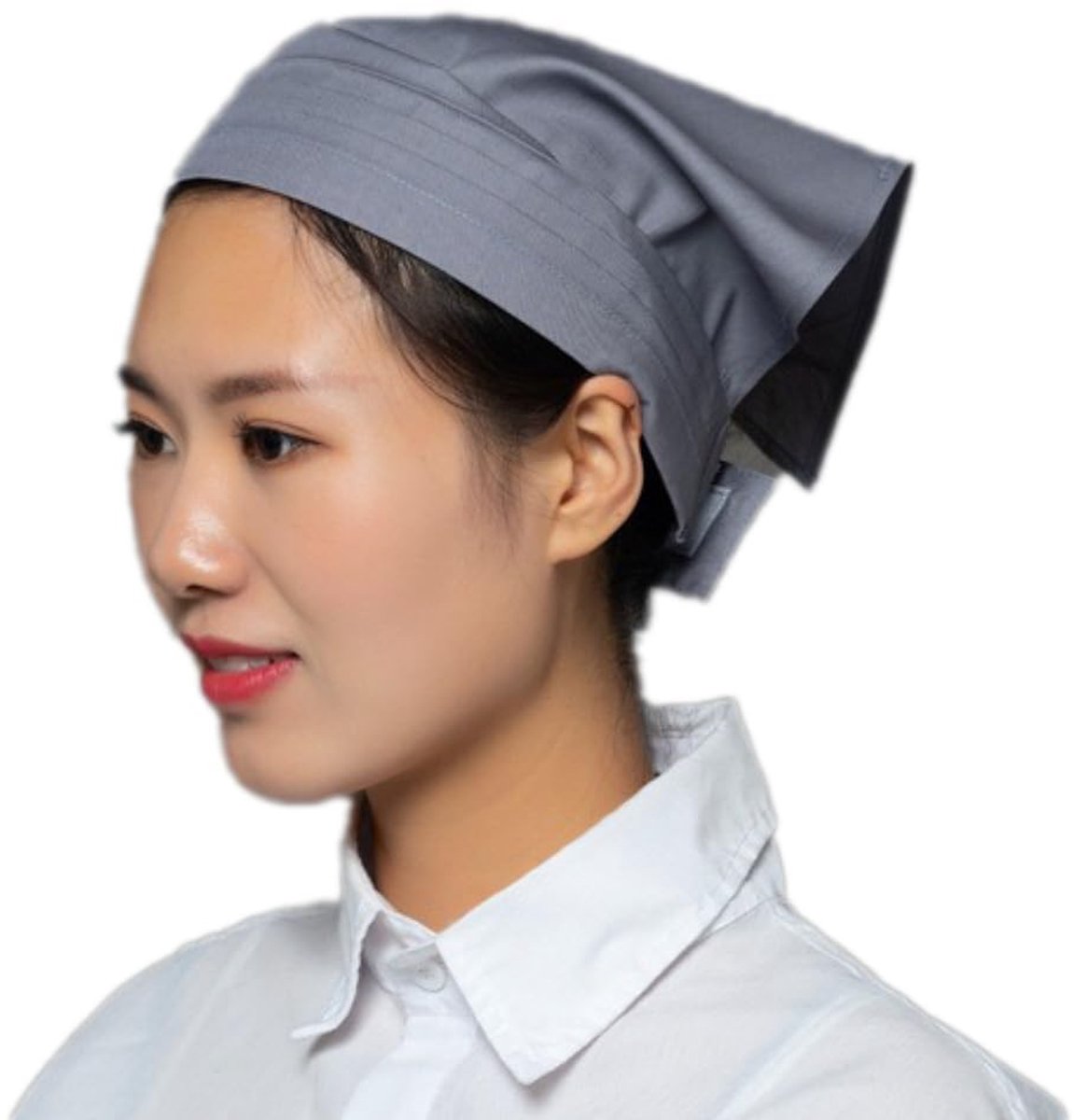 Dailygoods - Driehoekige Kookmuts met Klittenbandsluiting, Verstelbaar