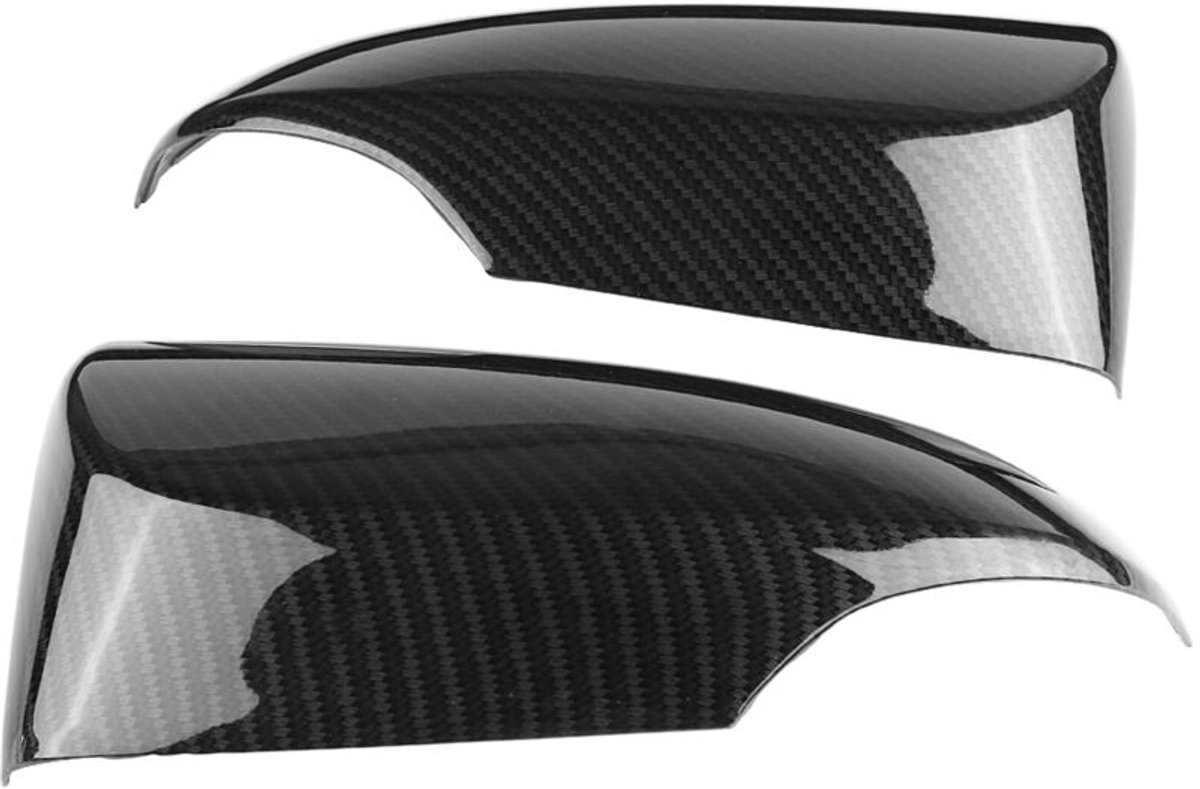 Achteruitkijkspiegelkappen, 2 stuks, hoogwaardig kunststof, zelfklevende achterkant, koolstofvezelstructuur, drukbestendig, geschikt voor Mercedes-Benz C-HR XLE SUV's uit 2018.