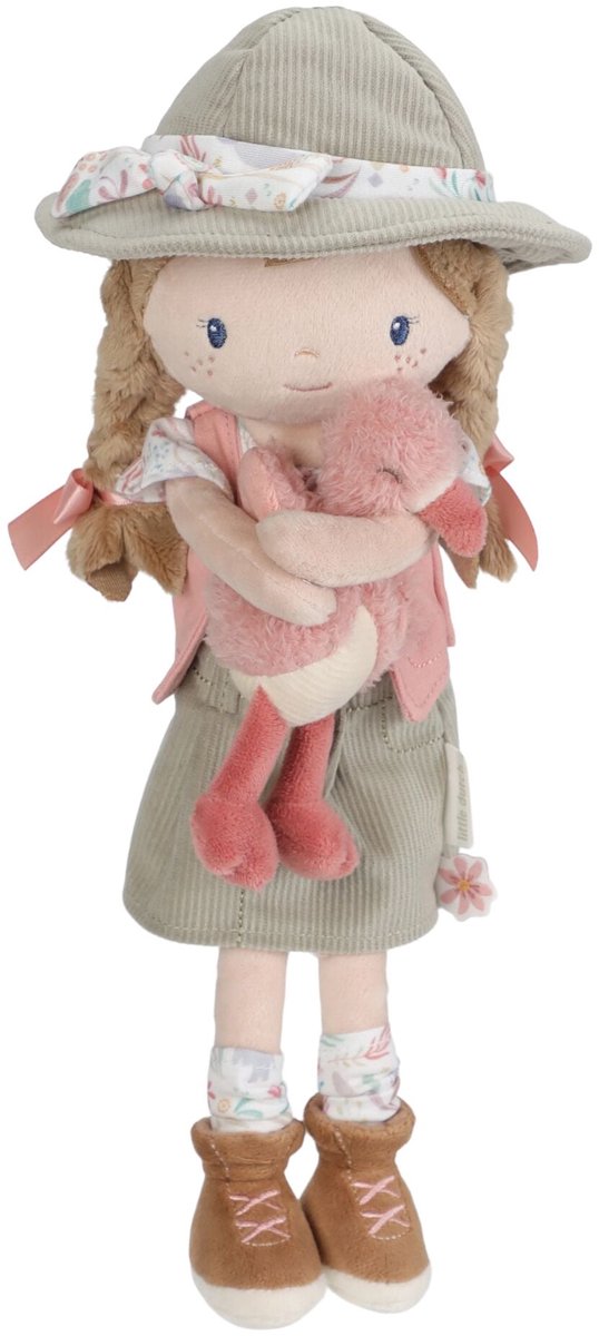 Little Dutch Safari Friends Knuffelpop Rosa — afbeelding 2