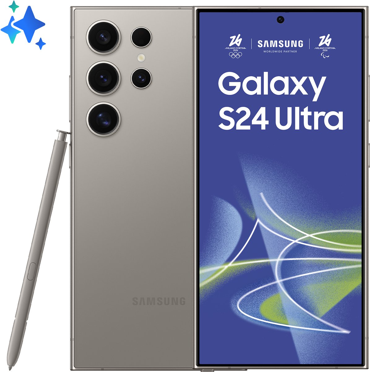 Bol.com Samsung Galaxy S24 Ultra 5G - 256GB - Titanium Grey aanbieding