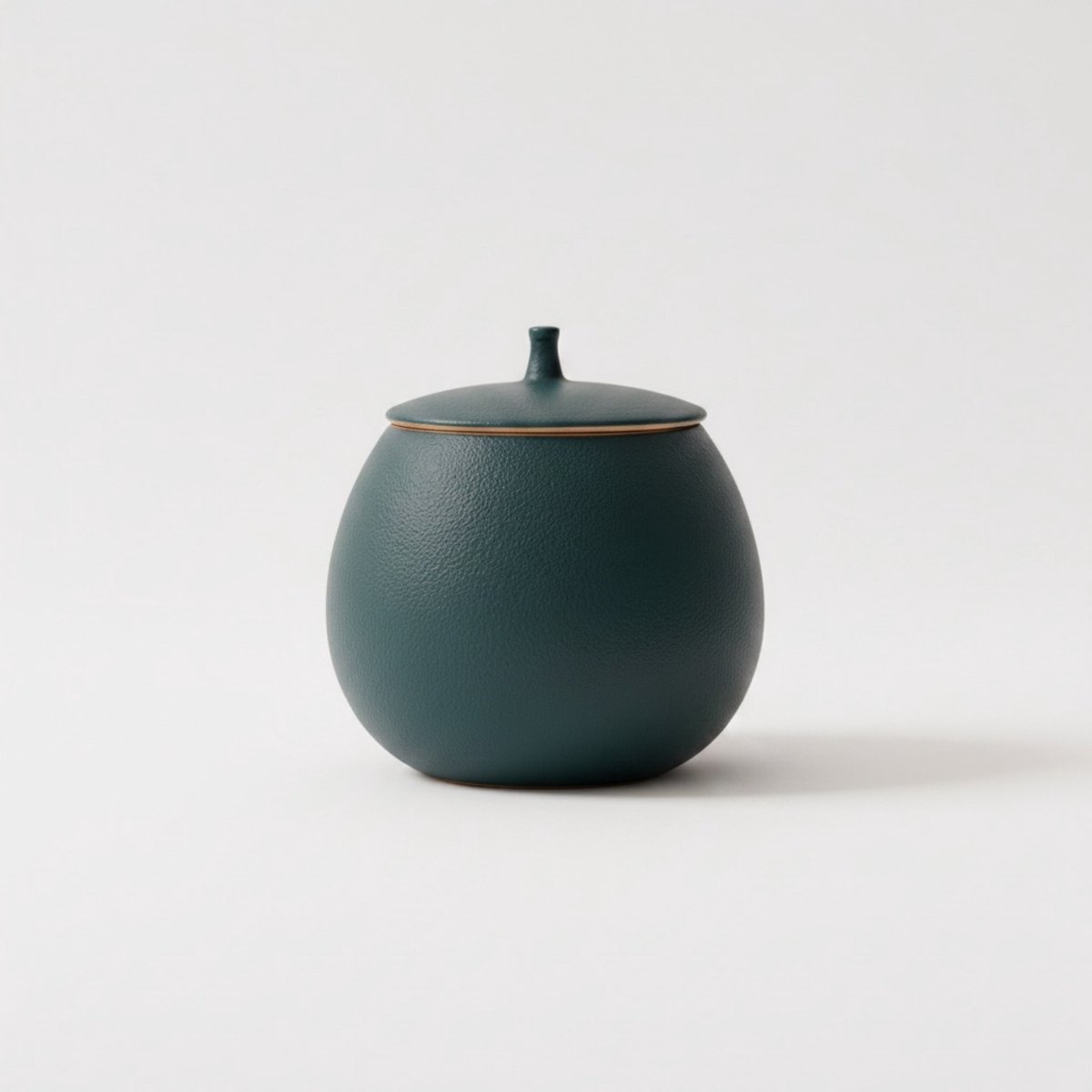 Artic Luna Urn – Donkergroen – 250ml – Mini Urn – Hoogwaardig Keramiek – Hondenurn – As Urne – Urne Kat – Urne – Urnen - Menselijk As - Familie Urn - Urn voor As Volwassen