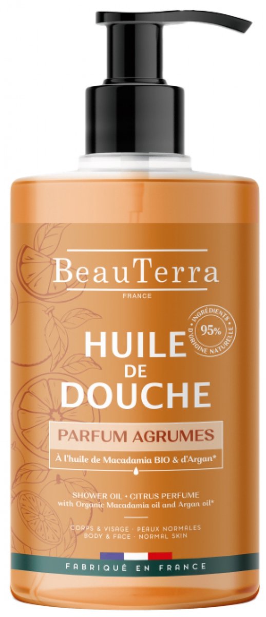 Doucheolie Beauterra Citroenzuur 750 ml