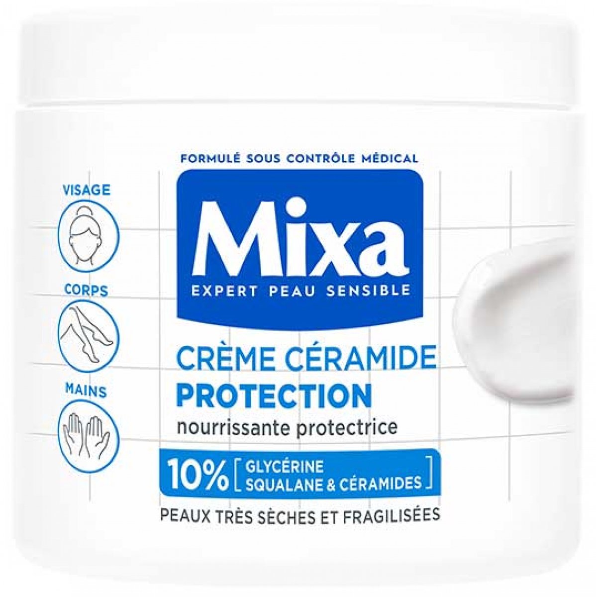 Mixa Ceramide Beschermende Crème 400 ml