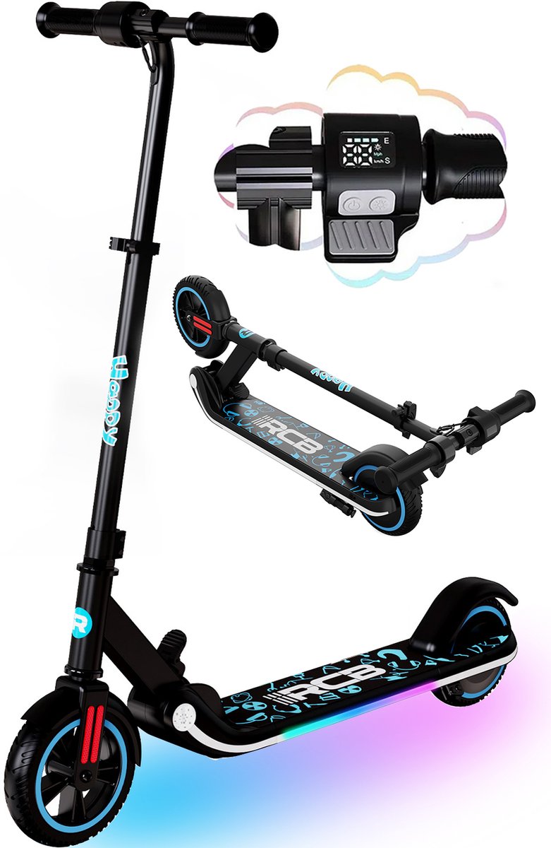 Bol.com RCB R11 Elektrische step kinderen - Verlichting - 16 km/u - max 50 kg aanbieding