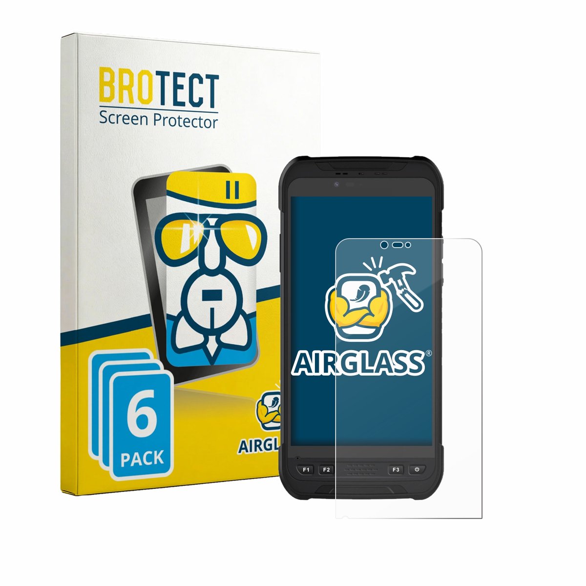 Screenprotector 6 Stuks voor Stonex S60 Beschermglas transparant