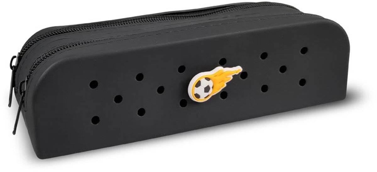 Gifty - Double Silicone Pencil Case Black - UNI