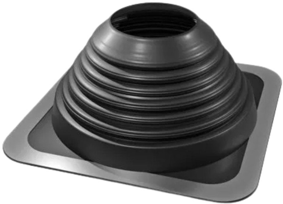 Dakdoorvoer Epdm plat dak 0-45° Ø150-280 mm Zwart